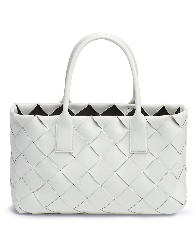 Bottega Veneta Cabat Tote Bag Lambskin White